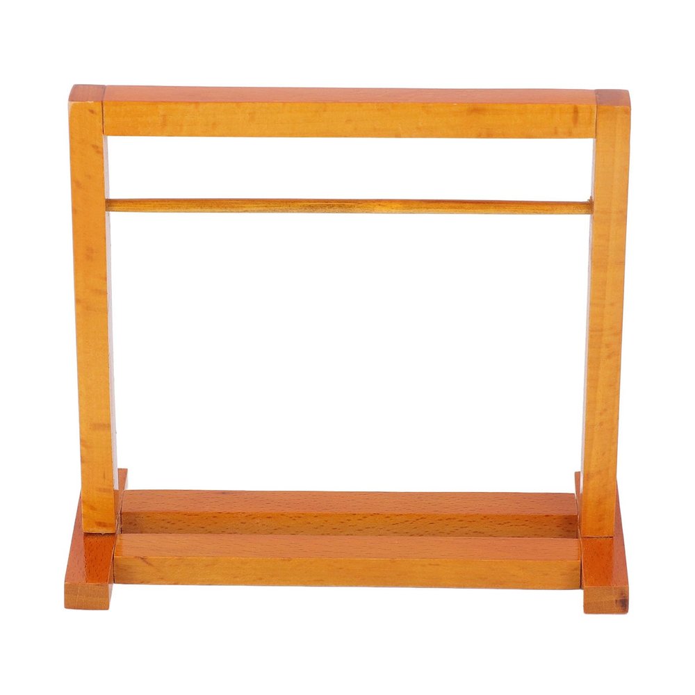 1:12 Scale Doll Closet Rack with Doll Clothing Hanger Set, Ideal for Collectors Wooden Clothes Hanger Set for Dollhouse, Mini World Decoration, Versatile Doll Clothes Stand