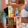 HABA Rhino Hero XXL - Giant Games Version of The Classic Super Hero Card Stacking Game for Team Building and Family Fun, Ages 8 Years and Up view 4