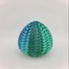 Hatchable Blind Box Woven Pattern Dragon Egg with Small Dragon (Blue-Green) view 2