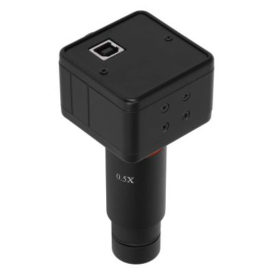 5.0MP USB Digital Microscope Camera, Industrial CMOS, Black ABS, 0.91in Mount, Compatible with WinXP for Microelectronics and Jewelry Inspection