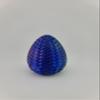 Hatchable Blind Box Woven Pattern Dragon Egg with Small Dragon (Red-Blue-Green) view 1