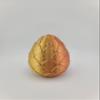 Hatchable Blind Box Leaf Pattern Dragon Egg with Small Dragon (Gold-Silver-Copper) view 1