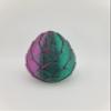Hatchable Blind Box Leaf Pattern Dragon Egg with Small Dragon (Purple-Green) view 2
