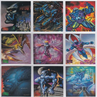 1995 Marvel Masterpieces Base Set of 151 Cards NM/M Spider-Man, X-Men