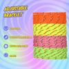 Bedwina Friendship Bracelets For Kids - (Pack of 432) Neon Adjustable Woven Rope Friendship Bracelets Bulk for Girls and Boys - Classroom Prizes for Kids Birthday Party Favors & Goodie Bag Stuffers view 2