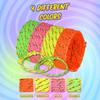 Bedwina Friendship Bracelets For Kids - (Pack of 432) Neon Adjustable Woven Rope Friendship Bracelets Bulk for Girls and Boys - Classroom Prizes for Kids Birthday Party Favors & Goodie Bag Stuffers view 3