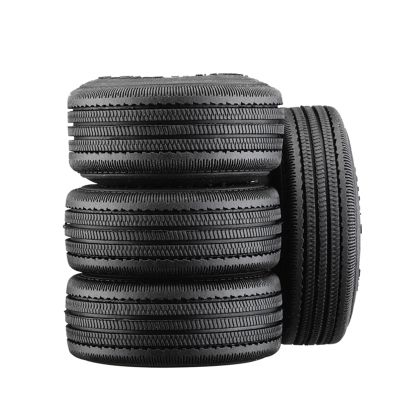 4Pcs 56Mm 1.0 Inch Super Soft Rubber Wheel Tire Tyre for 1/18 1/24 RC Car for Axi-al SCX24 AX24 for Tra-xxas TRX4M FMS FCX24