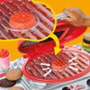 Play-Doh Sizzlin' Grill Playset with Lights & Sounds, 17 Accessories, BBQ Toys for Boys & Girls 3+, Play Food Arts & Crafts, Red view 3