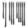 CNC Metal RC Car Chassis Links Pull Rod for Axi-al SCX10 II 90046 90047 1/10 RC for CRA-wler view 4