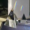Microscope 40/50/60/80/100mm Optical Glass Four Sides Pyramid Prism Optics Experiment Instruments Rainbow Principle Research Prisma 1PC(50mm) view 2