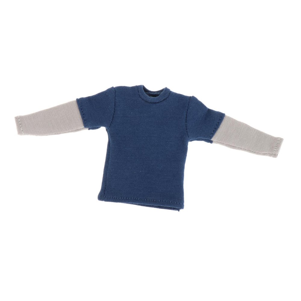 1:12 Long Sleeve T Shirt Handmade Doll Clothes for 6in Action Figures Accs