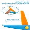 GAUENEEN 4 Pcs Plastic Safety Scissors, Dual-Colour Preschool Training Scissors, Children Safety Learning Scissor Spring Scissor for Toddler Arts and Paper Craft Supplies view 3