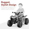 Best Choice Products 6V Kids Ride On Toy, 4-Wheeler Quad ATV Play Car w/ 1.8MPH Max Speed, Treaded Tires, Rubber Handles, Push-Button Accelerator - Gray view 3