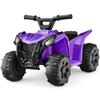 Best Choice Products 6V Kids Ride On Toy, 4-Wheeler Quad ATV Play Car w/ 1.8MPH Max Speed, Treaded Tires, Rubber Handles, Push-Button Accelerator - Purple view 1