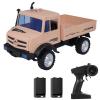 Dodoore RC Military Truck, 1:16 Scale Remote Control Car, All Terrain RC Rock Crawler Off-Road RC Truck, 2.4GHz Army Transport Vehicle with 2 Rechargeable Batteries for Adults (Beige) view 1