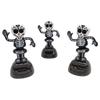DRAGONRUN 3 Pcs Car Dashboard Decorations for Creative Skeleton Ornament for Girls Boys Home Decor Gifts Solar Powered view 1