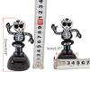 DRAGONRUN 3 Pcs Car Dashboard Decorations for Creative Skeleton Ornament for Girls Boys Home Decor Gifts Solar Powered view 4