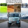 Dodoore RC Military Truck, 1:16 Scale Remote Control Car, All Terrain RC Rock Crawler Off-Road RC Truck, 2.4GHz Army Transport Vehicle with 2 Rechargeable Batteries for Adults (Blue) view 3