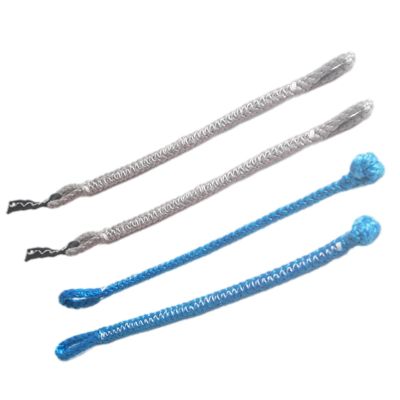 FytStycale Set of 4 Kiteboarding Pigtails for Kitesurfing Bar Repair 1000KG, Gray Blue