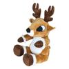 16" Ed The Reindeer Plush Christmas Toy - Soft & Cuddly Holiday Reindeer Stuffed Animal with Festive Design Decor for Kids view 2