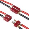 5 Pairs T Plug Connectors Female and Male T Plug 14AWG Silicon Wire 53MM/2.08inch for RC Cars Drone (5 Female +5 Male) view 4