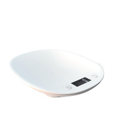 10KG/1g Pet Scale Cat Dog Food Scale with Basin Digital Kitchen Scale Waterproof Baby Infant Weight Scale Easy Clean Tray Scale(White 10KG-1g (Style2))