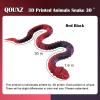 3D Printed Animals Snake, 30 Inch Surprise Mystery Fidget Anaconda Toy, Fake Python Statue with Realistic Eyes3-D Print Articulated Viper Collectible for Home Office Executive Desk Decoration view 2