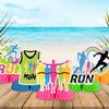 12 PCS Running Honeycomb Centerpieces, Running Run Marathon Sport Birthday Party Decorations Running Table Centerpieces Decorations Supplies view 4