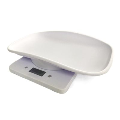 10KG/1g Pet Scale Cat Dog Food Scale with Basin Digital Kitchen Scale Waterproof Baby Infant Weight Scale Easy Clean Tray Scale(White 10KG-1g (Style1))