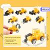 Restroma 48 Pack Mini Construction Vehicles Engineering Vehicles Yellow Construction Trucks Small Constructions Car Toys for Kids Constructions Theme Party Decoration, 6 Styles view 2