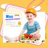 Restroma 48 Pack Mini Construction Vehicles Engineering Vehicles Yellow Construction Trucks Small Constructions Car Toys for Kids Constructions Theme Party Decoration, 6 Styles view 3