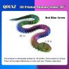 3D Printed Animals Snake, 30 Inch Surprise Mystery Fidget Anaconda Toy, Fake Python Statue with Realistic Eyes3-D Print Articulated Viper Collectible for Home Office Executive Desk Decoration view 2
