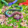 3D Printed Animals Snake, 30 Inch Surprise Mystery Fidget Anaconda Toy, Fake Python Statue with Realistic Eyes3-D Print Articulated Viper Collectible for Home Office Executive Desk Decoration view 4