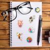 100 PCS Cute Volleyball Stickers, Water Bottle Stickers for Kids Teens, Waterproof Vinyl Laptop Kids Stickers for Laptop, Bumper, Skateboard, Guitar view 2