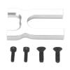 Aluminum Center Diff Mount, Sliding Motor Mount, Motor Mount for Arrma 1/8 Kraton 6s Outcast Typhon Talion 1/7 Infraction Limitless Mojave RC Car Upgrade Parts (Silver) view 1