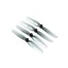 KITQLPG 5Pairs Compatible with HQ Prop Micro Prop 65mm Bi-Blade 2.5" Prop 1.5mm Shaft Propeller Compatible with FPV Racing RC Drone Quadcopter Spare Parts Accs(5Pairs Grey) view 2