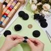 BENECREAT 40 Pcs Mini Black Top Hats, 1.6 Inch, Ideal for Snowmen, Parties, Crafts & Pets view 3