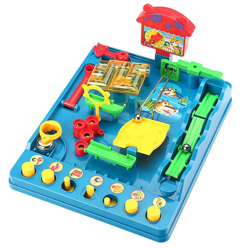 Luwecf Tabletop Challenge with Marbles in a Maze Track for All Ages