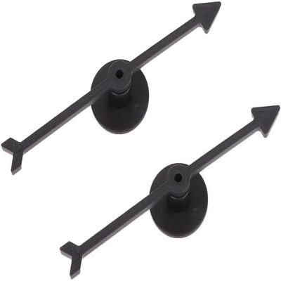 2Pcs Black Spinner Game Engaging Board Arrow Set Home and School Party Spinners Plastic Craft with Suction Cup Board Games Accessories, Game Pieces