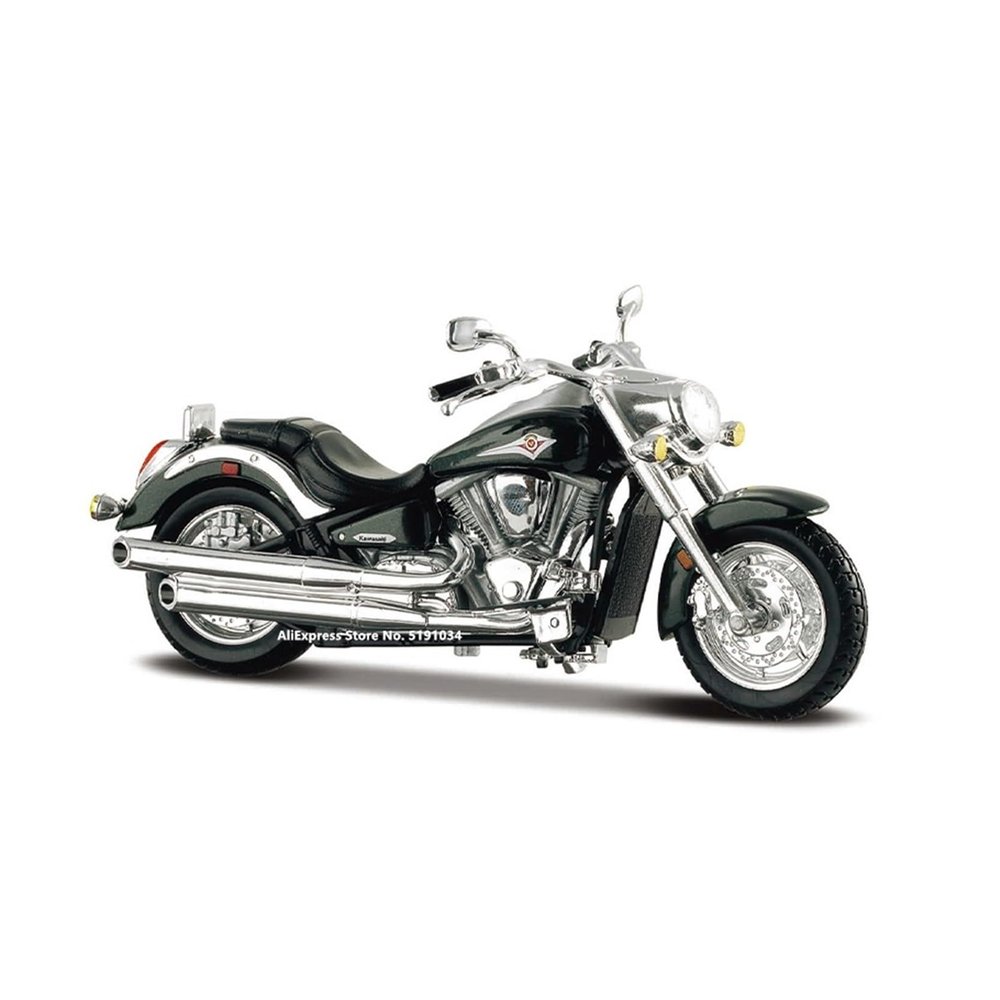 ATXTLWL 1:18 Simulation Motorcycle Model for:Kawasaki Vulcan ZX-14R BMW Ducati Gift Collection