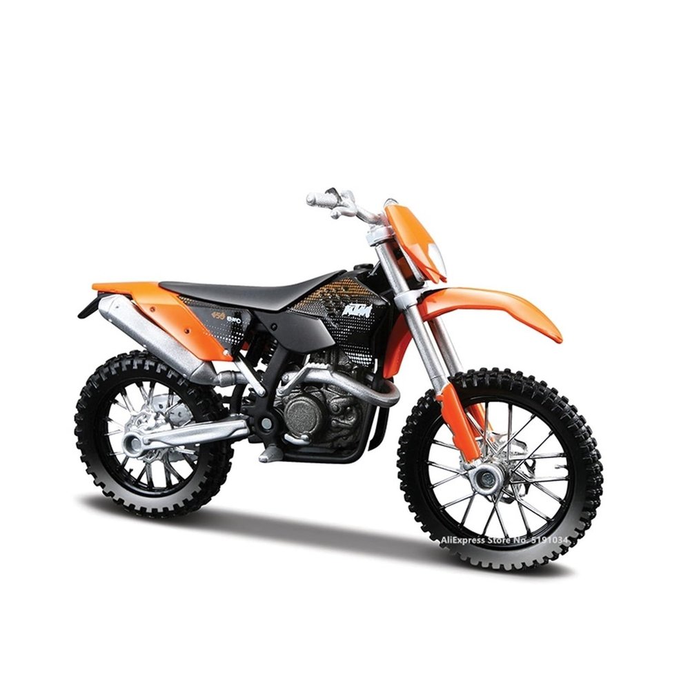ATXTLWL 1:18 Simulation Motorcycle Model for:KTM 450 SX-F 390 690 Duke Gift Collection