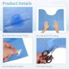 25 Pcs Disposable Toilet Mats, Absorbent Non-Woven Commode Mats, Non-Slip Potty Training Floor Mats, Around U-Shaped Floor Pads for Urine, Toilet Floor Protectors, 2218.9" view 4