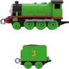 Thomas & Friends by Fisher-Price Train, Large Push-Along Die-Cast Henry Engine & Cargo Car from The Classic & All Engines Go Series, for Preschoolers view 4