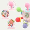 Baby Sensory Teething Toys - Baby Teether & Rattle - Gifts for Infant Newborn Boys Girls 0 3 6 9 12 18 Months - Toddler Montessori Educational Learning Toys (Pink) view 4