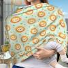 Muishi Cute Lion Faces Baby Car Seat Covers Carseat Canopy Soft Infant Stroller Cover Nursing Breastfeeding Covers for Girls Boys Newborn view 2