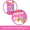 Barbie Mysteries: Beach Detectives Malibu Doll & Cotton Candy Game Booth Playset with 20 Accessories Including Prizes view 4