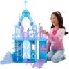 Mattel Disney Frozen Elsa Ice Castle Playset with Olaf Figure, 5 Play Areas & 21 Accessories, 2.5+ Ft Tall Elsas Frozen Ice Palace, Inspired by Movies view 1