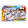Hot Wheels Toy Car Track Set, Triple Loop Pack & 1:64 Scale Vehicle, Track-Building Components with 3 Loops, Speed Snap Tracks & Adapters view 1