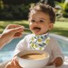 LVEWYB Lemon Snap Bibs for Infant & Toddler Baby Girl and Boy Ideal for Drooling Teething & Eating with Stylish Cute Prints Baby Accessories view 2