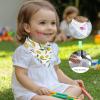 LVEWYB Lemon Snap Bibs for Infant & Toddler Baby Girl and Boy Ideal for Drooling Teething & Eating with Stylish Cute Prints Baby Accessories view 3